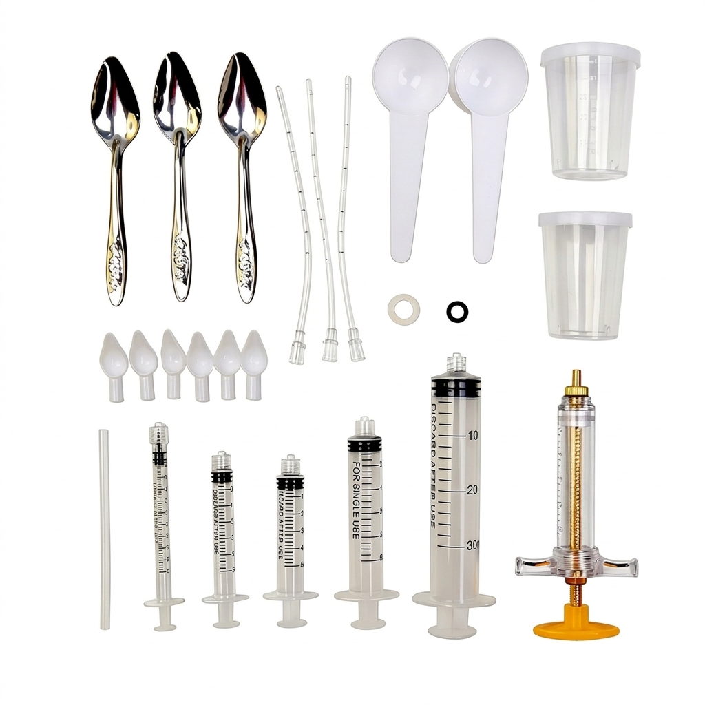 Baby Food Youtube - Multiple Size Bird Feeding With Syringe