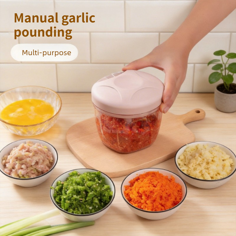 Baby Food Masher - Large Manual Garlic Crusher Mincer Durable