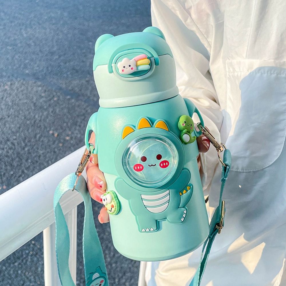 Baby Food Thermos - Cute Cartoon Bear Kids Thermos Stainless