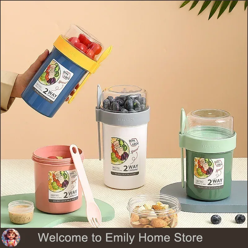 Baby Food Thermos - Bento Lunch Box Salad Oatmeal Breakfast