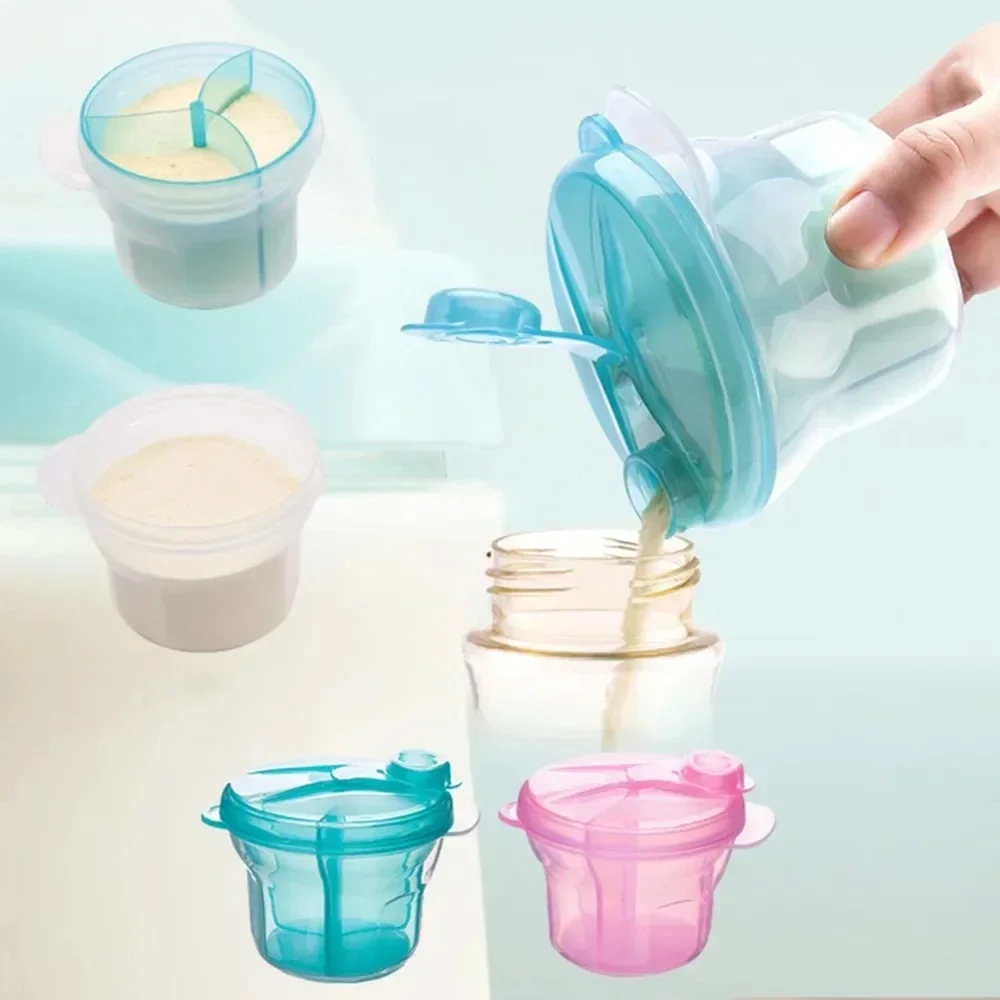 Baby Food Category - 3-grid Portable Formula Dispenser for Infant