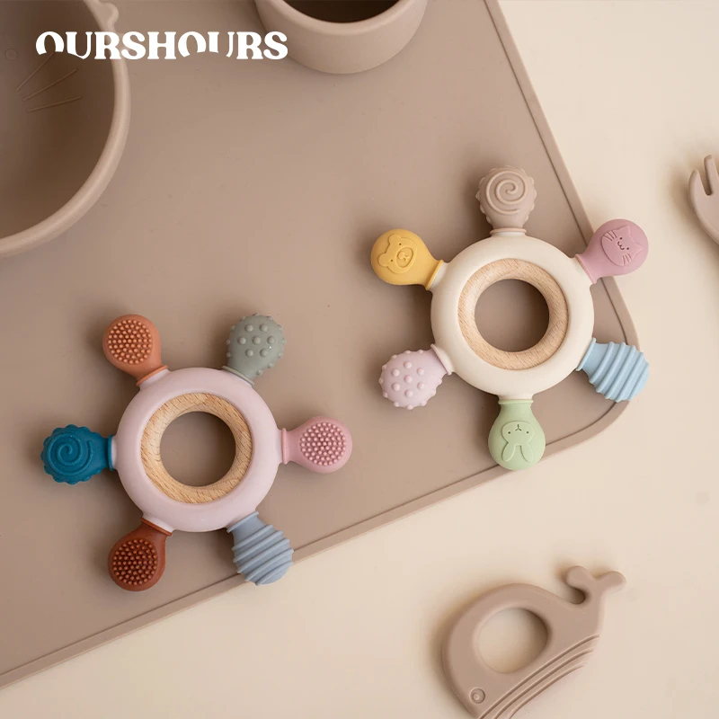 Baby Food Year Old - 1pc Food Grade Baby Silicone Teether