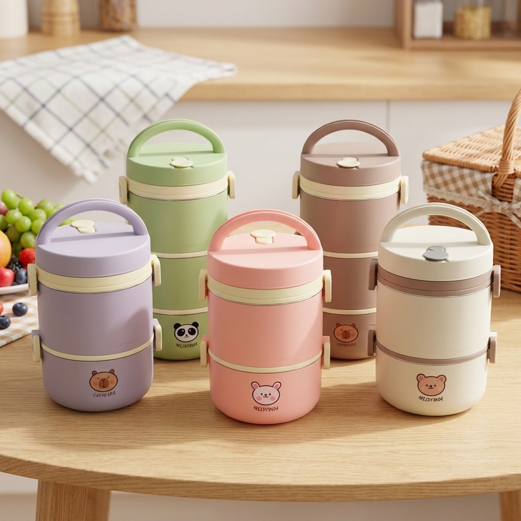 Baby Food Thermos - 304 Stainless Steel Thermal Lunch Box