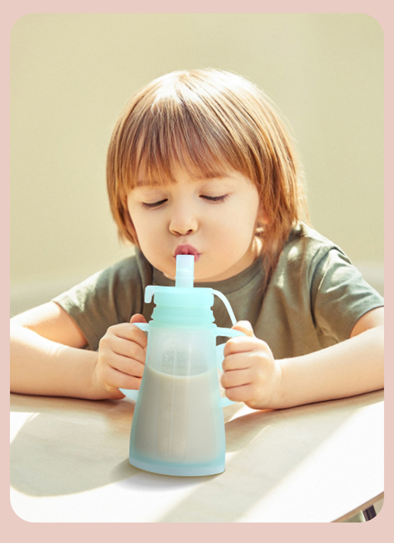 Baby Food Category - New Reusable Silicone Breast Milk Storage