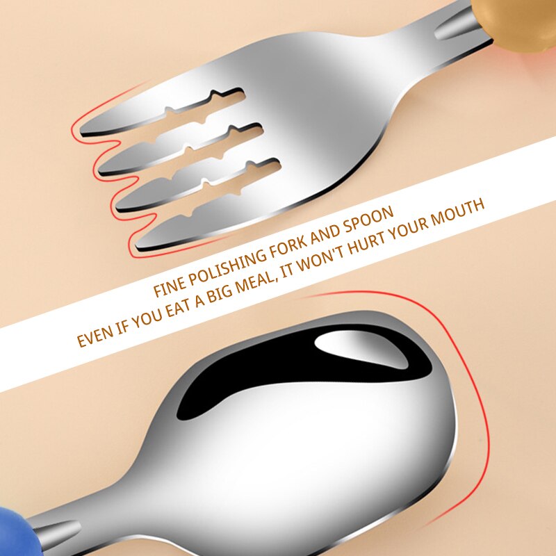 2PCSChildrens Tableware 304 Fo - đánh giá và giá Baby Food Utensil
