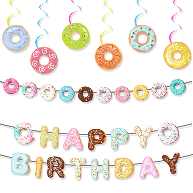 Cute Donut Happy Birthday Part - đánh giá và giá Baby Food Dessert