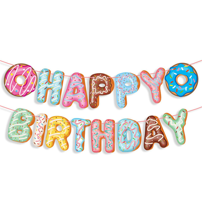 Cute Donut Happy Birthday Part - đánh giá và giá Baby Food Dessert