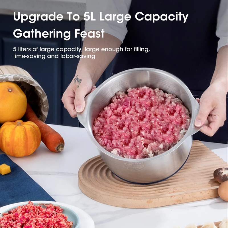 5L Electric Meat Grinders 304  - đánh giá và giá Baby Food Vegetables