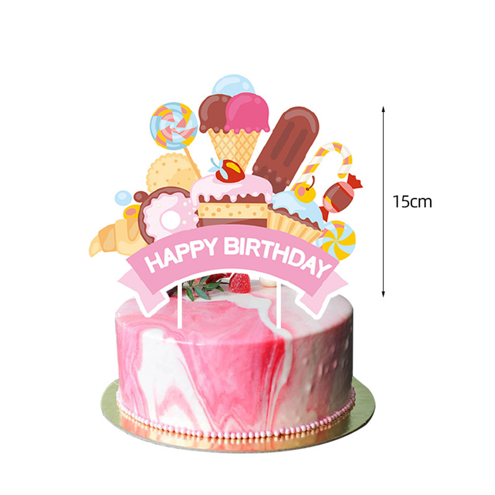 Donut Cake Decoration Happy Bi - đánh giá và giá Baby Food Year Old