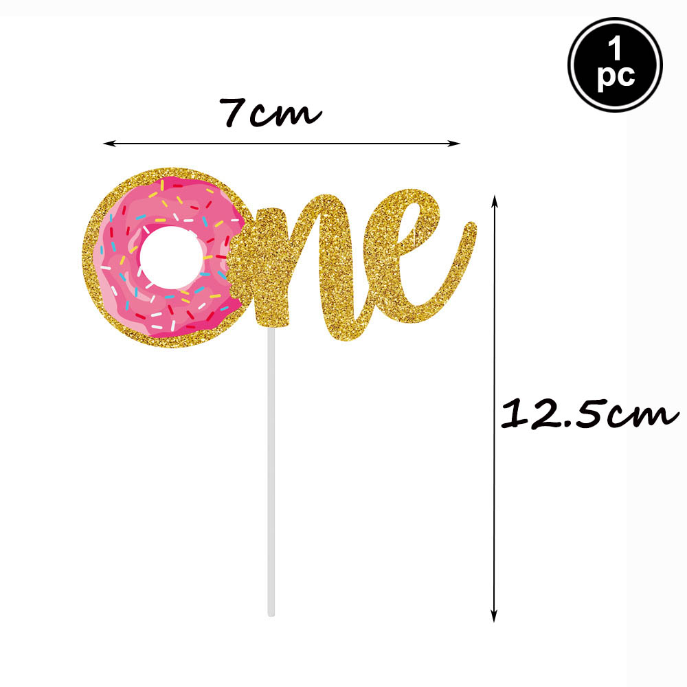 Donut Cake Decoration Happy Bi - đánh giá và giá Baby Food Year Old