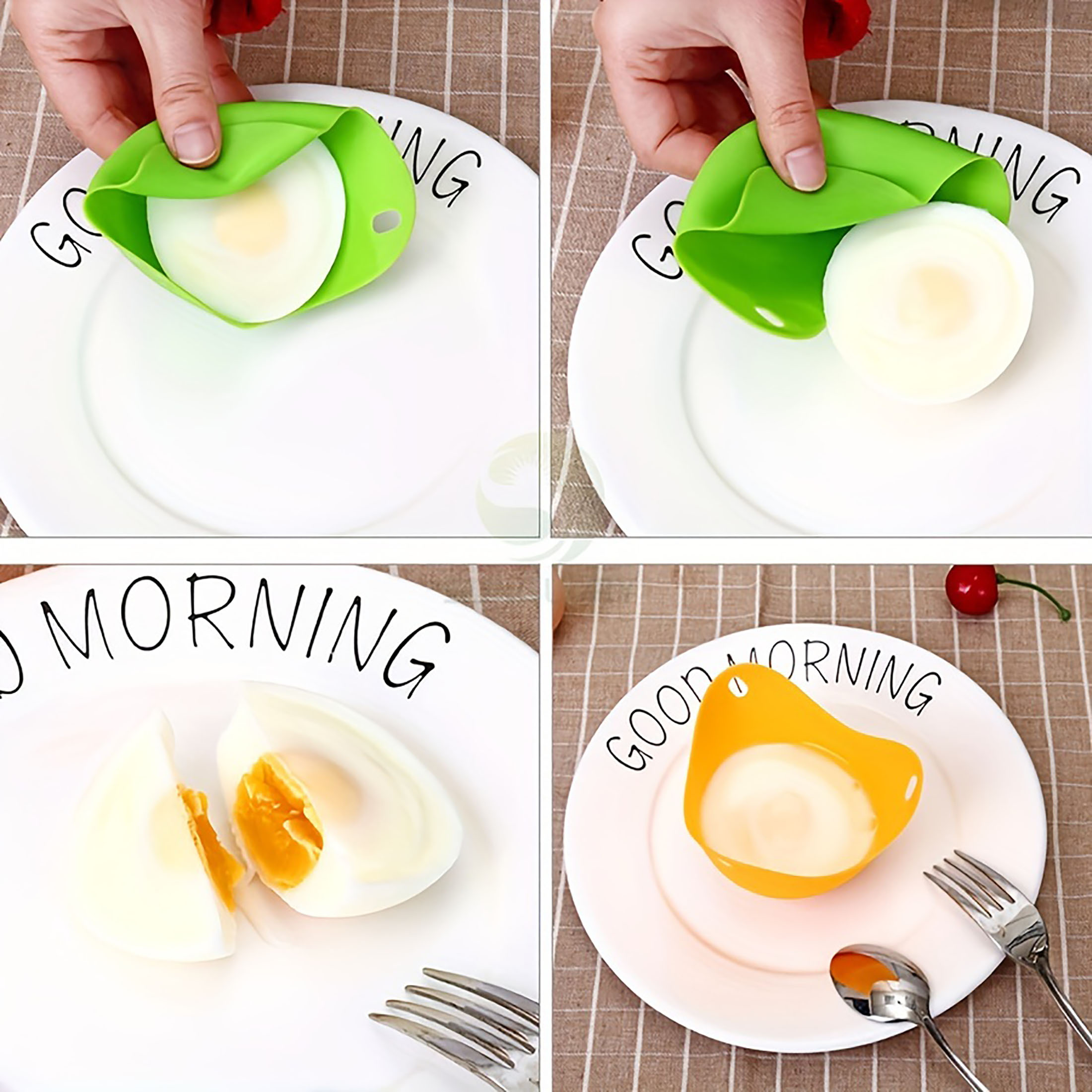 Silicone Egg Poacher Cups Egg  - đánh giá và giá Baby Food Egg