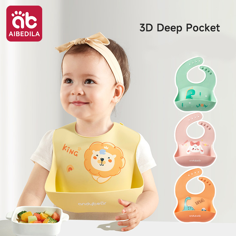 AIBEDILA Baby Silicone Bib Wat - đánh giá và giá Baby Food Year Old