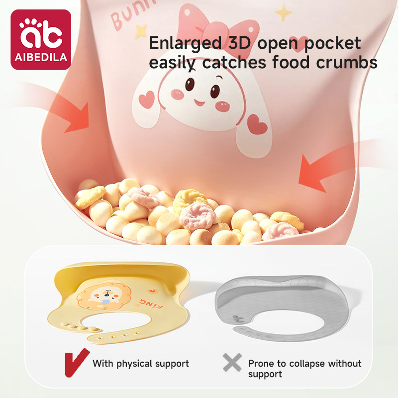 AIBEDILA Baby Silicone Bib Wat - đánh giá và giá Baby Food Year Old
