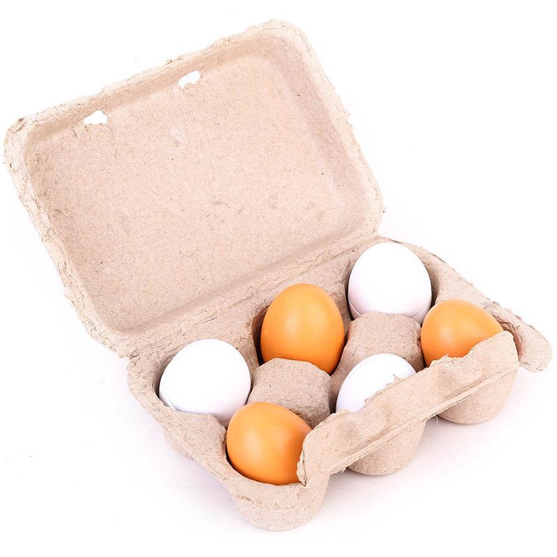 6Pcs Kitchen Wooden Artificial - đánh giá và giá Baby Food Egg