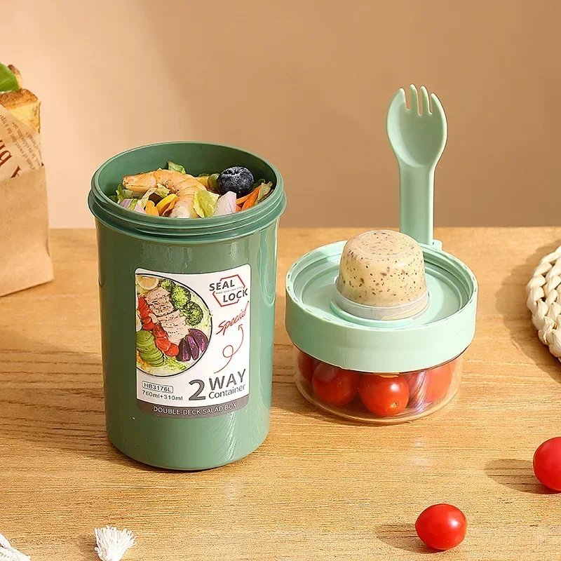 Bento Lunch Box Salad Oatmeal  - đánh giá và giá Baby Food Thermos