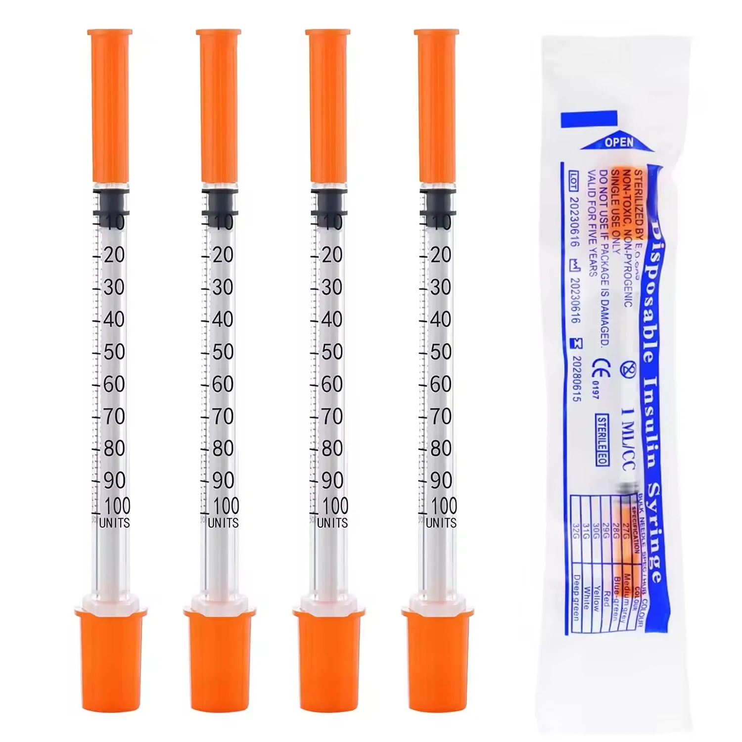 100 Pieces 1ml/0.5mlcc Various - đánh giá và giá Baby Food Allergy Rash