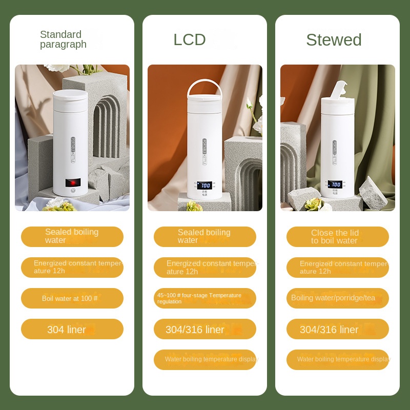 Travel Electric T Kettle Fast  - đánh giá và giá Baby Food Thermos
