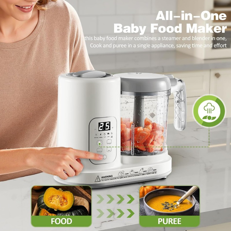 Baby Food Maker Steamer Blende - đánh giá và giá Baby Food Youtube