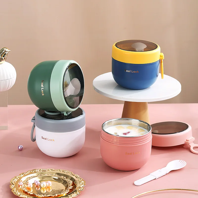 600ml/800ml  Breakfast Cups wi - đánh giá và giá Baby Food Thermos