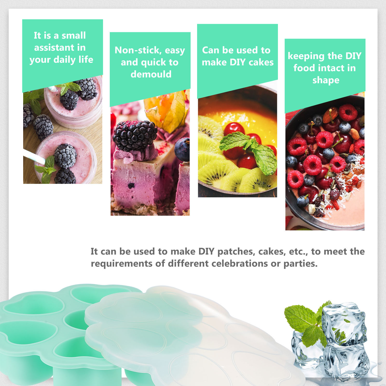 Heart Shaped Silicone Food Sto - đánh giá và giá Baby Food Dessert