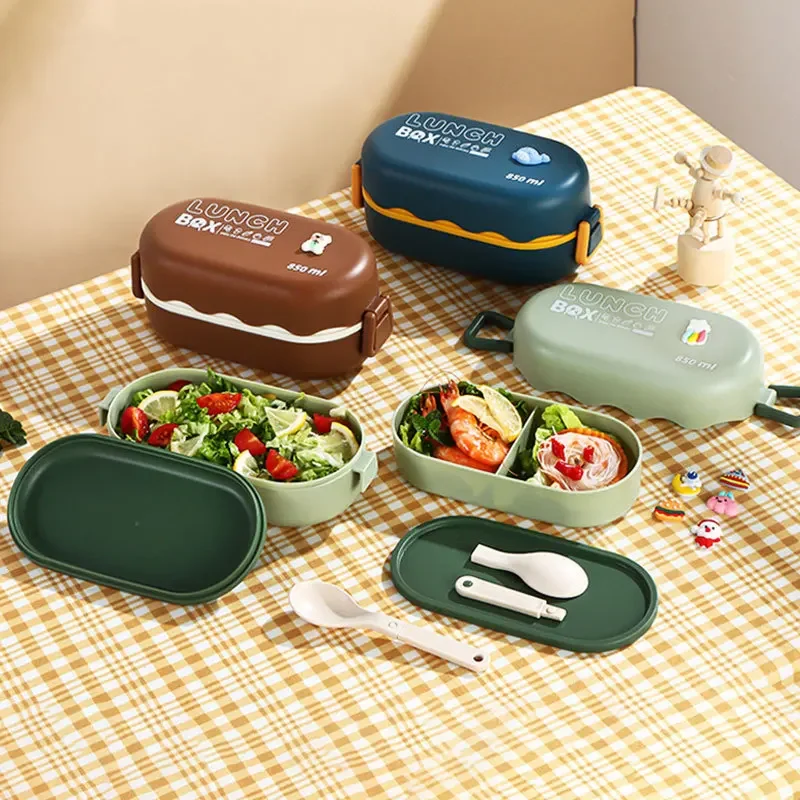 850ML Lunch Box Double-layer P - đánh giá và giá Baby Food Thermos