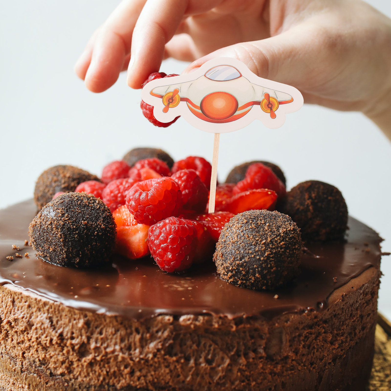 30Pcs Aircraft Cake Toppers Pi - đánh giá và giá Baby Food Dessert