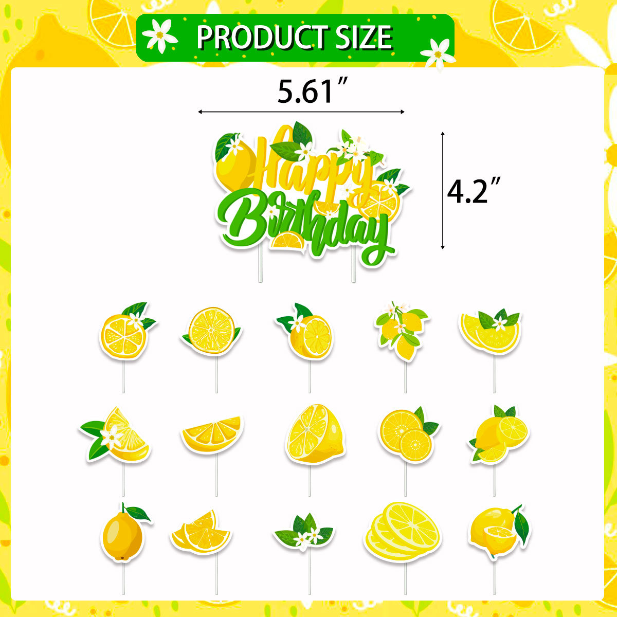 Lemon Cupcake Toppers Summer C - đánh giá và giá Baby Food Ideas