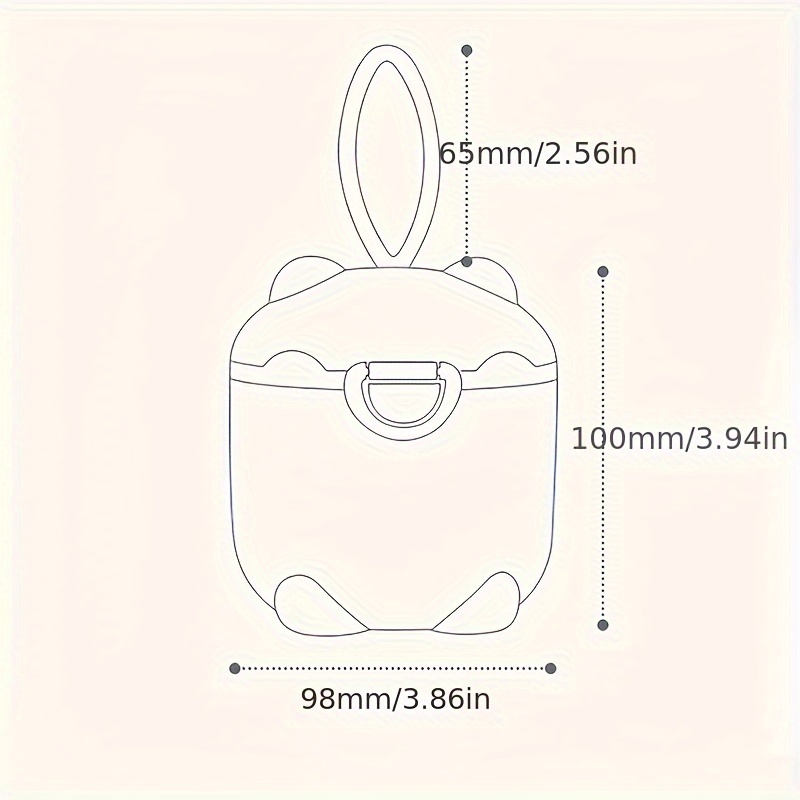1pc Portable Four-Layer Milk P - đánh giá và giá Baby Food Category