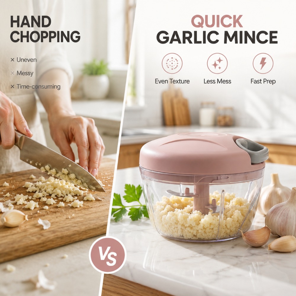 Manual Pull String Garlic Minc - đánh giá và giá Baby Food Vegetables