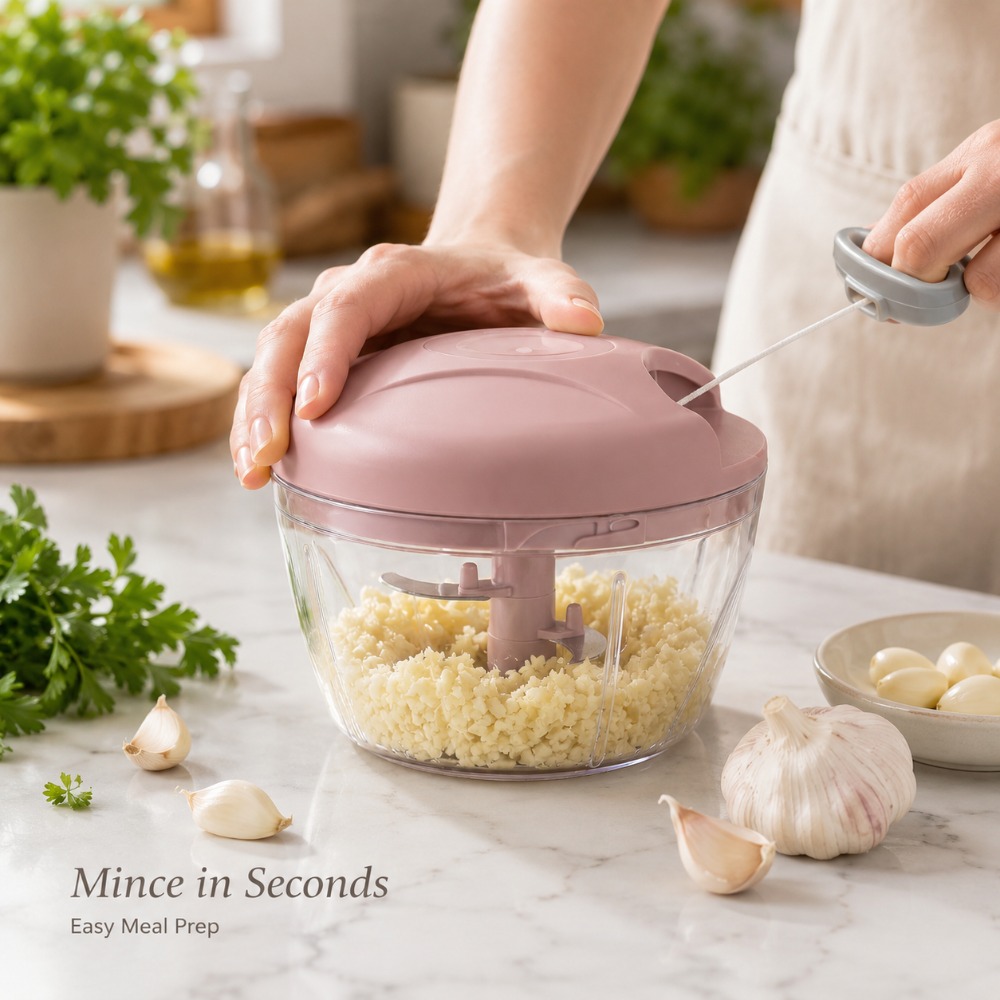 Manual Pull String Garlic Minc - đánh giá và giá Baby Food Vegetables