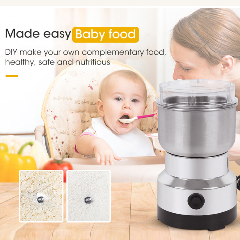 Mini Electric Grinder 4 Blades - đánh giá và giá Baby Food Masher