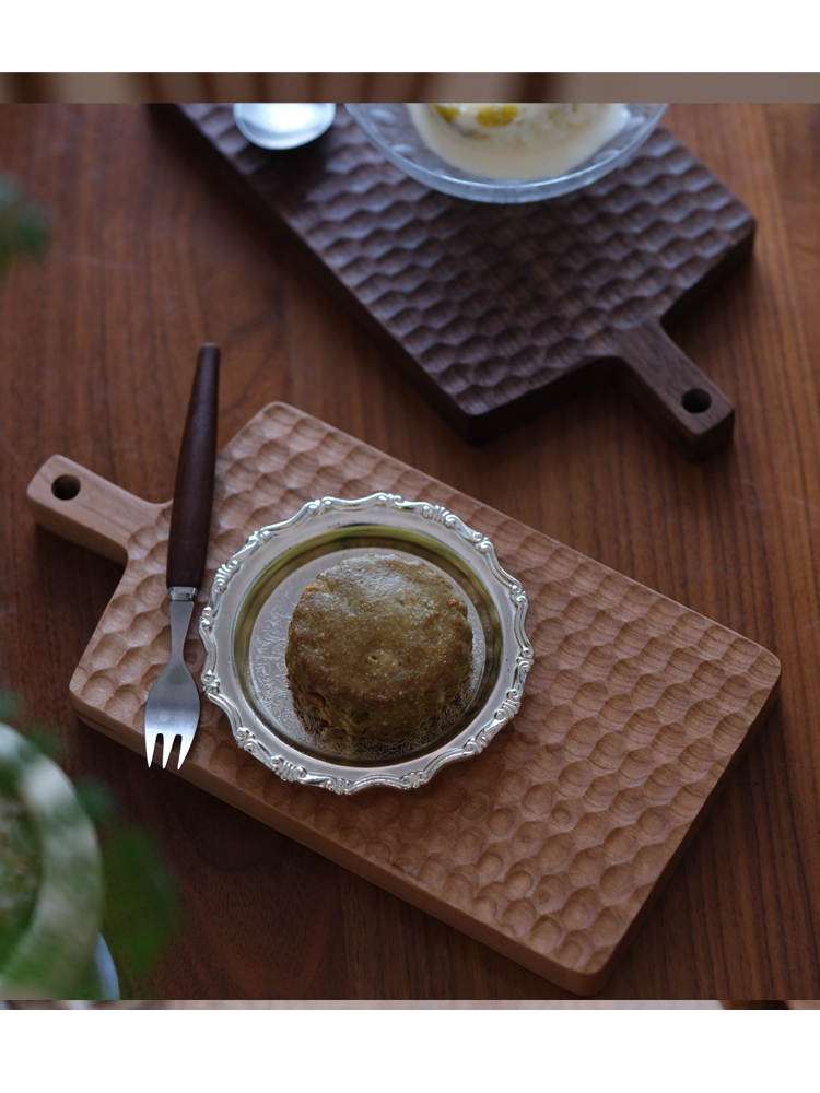 Carved Cherry Wood Small Chopp - đánh giá và giá Baby Food Dessert