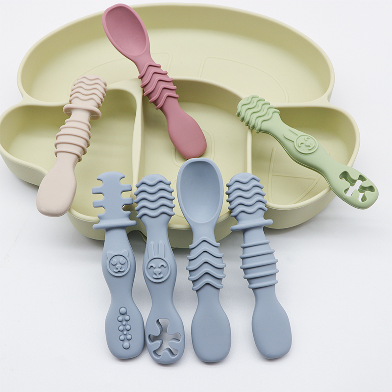 4pcs Silicone baby Food Spoon, - đánh giá và giá Baby Food For 6 Months